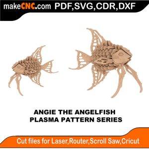 Angie the Angelfish Plasma Version Controller Arc Stainless Steel Aluminum Torch CAD Solidworks