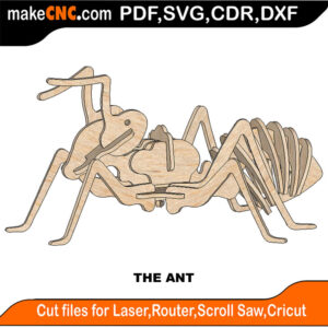 3D Puzzle Ant Pattern for CNC