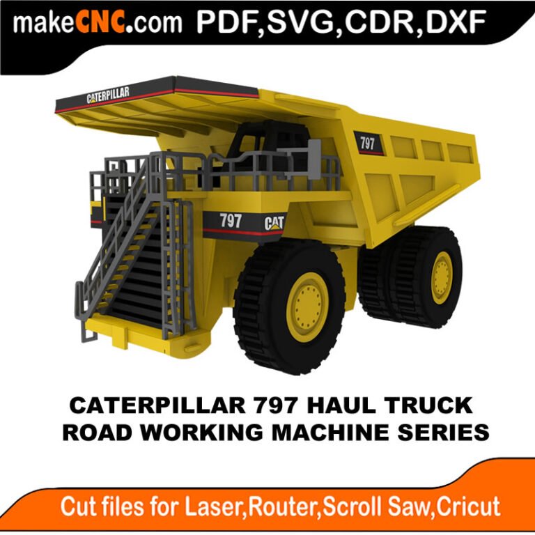 The Caterpillar 797 Haul Truck - Road Working Machine Series : 3D ...