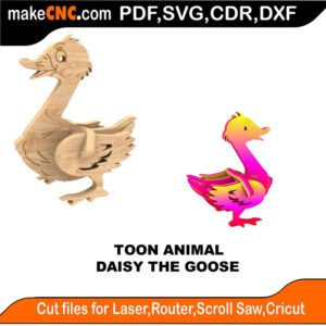 3D Puzzle Pattern for CNC Laser Router Silhouette Die Cutter Scroll Saw Model DXF SVG Plans Toy Laser Cricut Silhouette