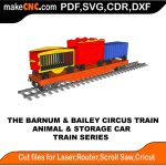 Barnum & Bailey Circus Train Set Animal & Storage Car