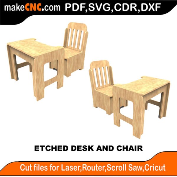 3D Puzzle Pattern for CNC Laser Router Silhouette Die Cutter