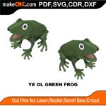 Scroll Saw Model DXF SVG Plans Toy Laser Cricut Silhouette