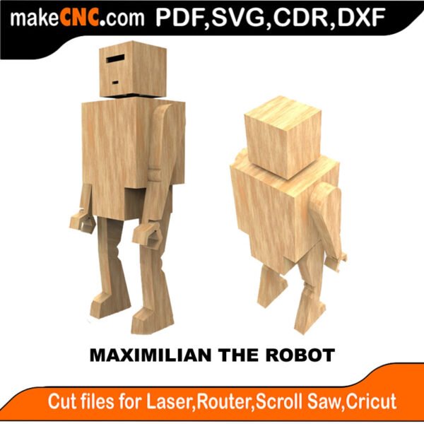3D Puzzle Pattern for CNC Laser Router Silhouette Die Cutter Scroll Saw Model DXF SVG Plans Toy Laser Cricut Silhouette