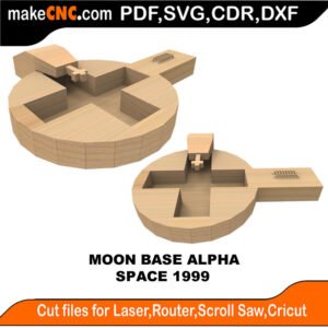 3D Puzzle Pattern for CNC Laser Router Silhouette Die Cutter Scroll Saw Model DXF SVG Plans Toy Laser Cricut Silhouette