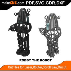 3D Puzzle Pattern for CNC Laser Router Silhouette Die Cutter Scroll Saw Model DXF SVG Plans Toy Laser Cricut Silhouette