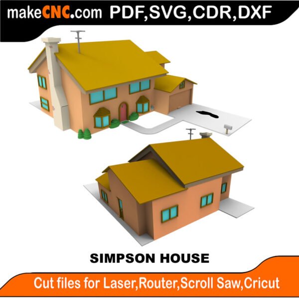 3D Puzzle Pattern for CNC Laser Router Silhouette Die Cutter Scroll Saw Model DXF SVG Plans Toy Laser Cricut Silhouette