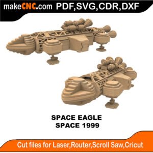 3D Puzzle Pattern for CNC Laser Router Silhouette Die Cutter Scroll Saw Model DXF SVG Plans Toy Laser Cricut Silhouette