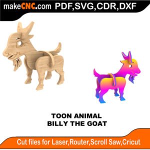 3D Puzzle Pattern for CNC Laser Router Silhouette Die Cutter Scroll Saw Model DXF SVG Plans Toy Laser Cricut Silhouette