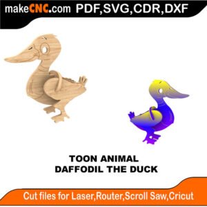 3D Puzzle Pattern for CNC Laser Router Silhouette Die Cutter Scroll Saw Model DXF SVG Plans Toy Laser Cricut Silhouette