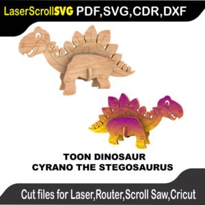 3D Puzzle Pattern for CNC Laser Router Silhouette Die Cutter Scroll Saw Model DXF SVG Plans Toy Laser Cricut Silhouette