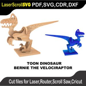 A Detailed Pattern for Creating a 3D Wooden Puzzle Designed for Laser Cutting Machines featuring Slotted Parts for Easy Assembly