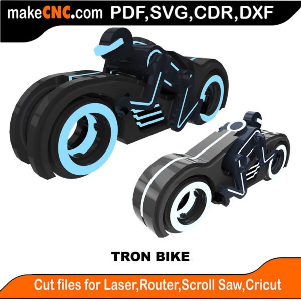 3D Puzzle Pattern for CNC Laser Router Silhouette Die Cutter Scroll Saw Model DXF SVG Plans Toy Laser Cricut Silhouette