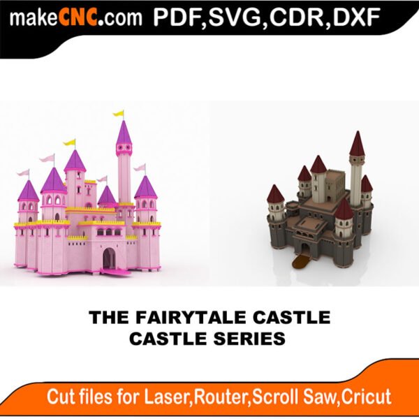 Scroll Saw Model DXF SVG Plans Toy Laser Cricut Silhouette