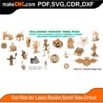 Scroll Saw Model DXF SVG Plans Toy Laser Cricut Silhouette