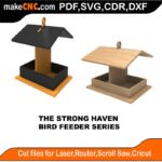 Bird Feeder Strong Haven MakeCNC SVG DXF PDF CDR 3D puzzle pattern product image