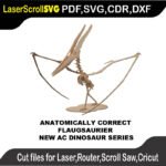 Dinosaur AC Flugsaurier MakeCNC SVG DXF PDF CDR 3D puzzle pattern product image