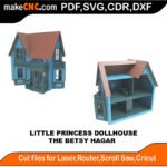 LP DH Betsy Hagar MakeCNC SVG DXF PDF CDR 3D puzzle pattern product image