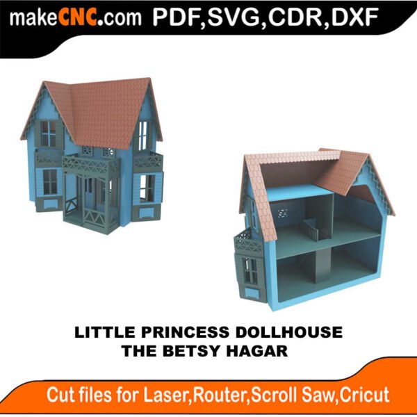LP DH Betsy Hagar MakeCNC SVG DXF PDF CDR 3D puzzle pattern product image