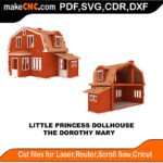 LP DH Dorothy Mary MakeCNC SVG DXF PDF CDR 3D puzzle pattern product image