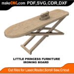 LP DH Furniture Ironing Board MakeCNC SVG DXF PDF CDR 3D puzzle pattern product image