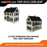 LP DH Judy Garland MakeCNC SVG DXF PDF CDR 3D puzzle pattern product image