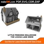 LP DH Louisa Lane Drew MakeCNC SVG DXF PDF CDR 3D puzzle pattern product image