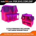 LP DH Sybil Ludington MakeCNC SVG DXF PDF CDR 3D puzzle pattern product image