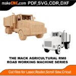 RWM Mack Agricultural MakeCNC SVG DXF PDF CDR 3D puzzle pattern product image