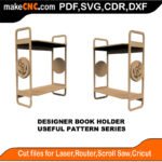 SimpleP Double Anchor Holder MakeCNC SVG DXF PDF CDR 3D puzzle pattern product image