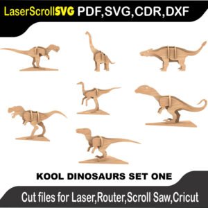 3D Puzzle Pattern Perfect for Silhouette Cutting Silver Bullet Cricut K-40 3018 CNC