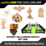 Scroll Saw Model DXF SVG Plans Toy Laser Cricut Silhouette
