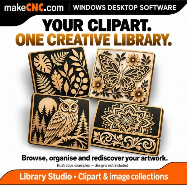 Browse clipart and image collections with Library Studio - illustrative artwork examples