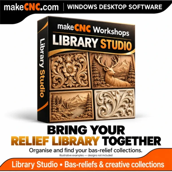 Organise bas-relief collections with Library Studio - illustrative decorative relief examples