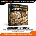 Visual library organiser for patterns, bas-reliefs, clipart and 3D models