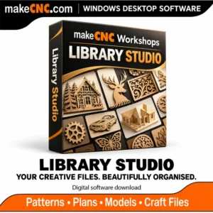 Visual library organiser for patterns, bas-reliefs, clipart and 3D models